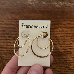 NEVER WORN Francesca earrings